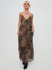 Chelsea Maxi Dress Brown