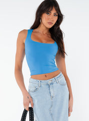 Back In Time Top Blue