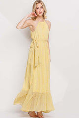 HAPPY FEELINGS FLOWER PRINT DRESS