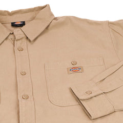 303 Boards - 303 X Dickies 303 Oval Duck Canvas Long Sleeve Utility Shirt (Tan)