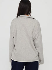Another Level Collared Jumper Grey