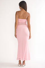 Stara Knot Accent Maxi Dress Blush