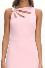Antwerp Cut-Out Bust Maxi Dress Pink