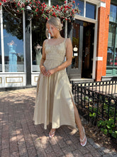 Ayla Tan Smocked Maxi Dress