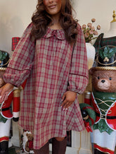 Holly Pine Cottage Plaid Dress