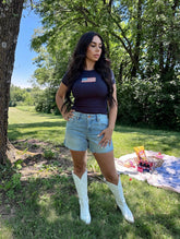 Woods Vintage Wash Denim Shorts