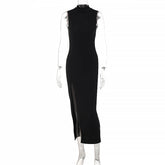 Addie Formal Open Back Crepe Dress