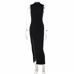 Addie Formal Open Back Crepe Dress