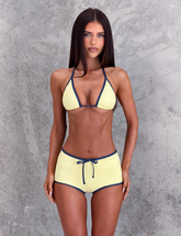KRISTIN BIKINI BOTTOM - YELLOW : PALE YELLOW