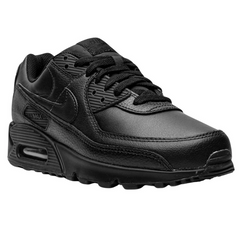 Nike Air Max 90 Leather (GS) Big Kids’ Shoes – Black CD6864-028