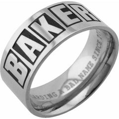 Baker Brand Logo Ring (Silver)