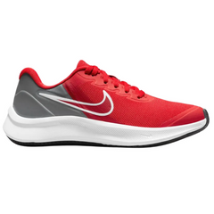 Nike Big Kid's Star Runner 3 (GS) Running Shoes Red- DA2776-607