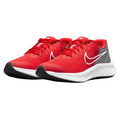 Nike Big Kid's Star Runner 3 (GS) Running Shoes Red- DA2776-607