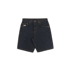 Blackzone Denim Shorts in Black - Four Street