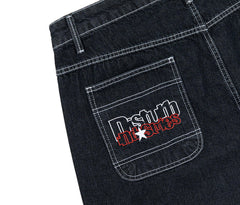 Bootleggaz Denim Shorts In Black - Four Street