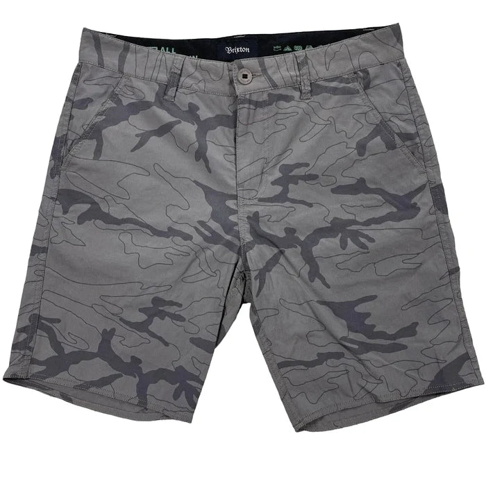 Brixton - Tiol II A.T. Shorts (Charcoal Camo) *SALE