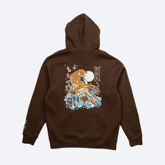 Clout Embroidered Hooded Fleece - Four Street
