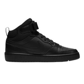 Nike Court Borough Mid 2 Big Kids' Shoes – Black CD7782-001