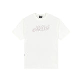 Cursive T-Shirt In Off-white - Four Street