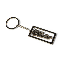 Huf - Emblem Keychain (Silver)
