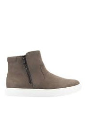 IZOD Womens Gray Comfort Kim Round Toe Platform Zip-Up Booties