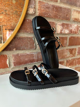 Lacy Black Sandal