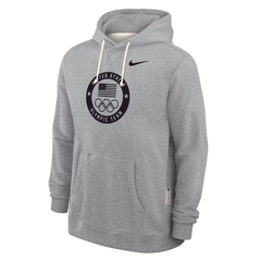 Nike Men's Club Fleece US Olympics Hoodie DHR Grey- M31777D