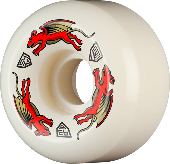 Powell - Nano Rats AV6 Asymmetrical 93A Wheels (54mm/56mm)