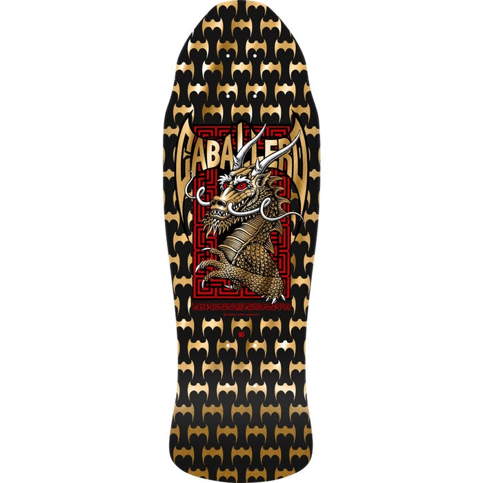 Powell - Steve Caballero Street Reissue Black/Gold Foil Deck (9.625")