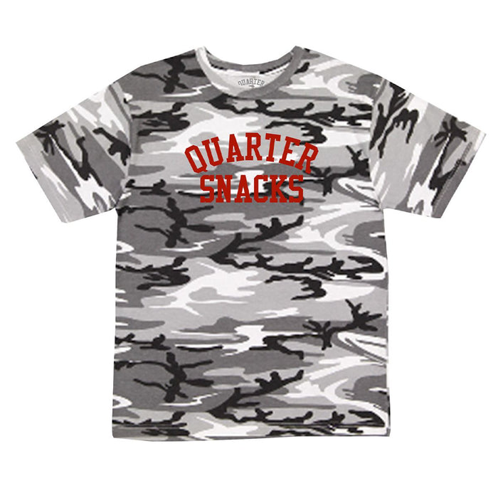Quarter Snacks - Camo Arch Shirt (Black/White) *SALE