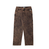 Rust Denim Pants Brown - Four Street