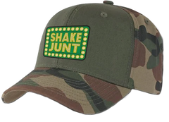 Shake Junt - Box Logo Snapback Hat (Camo)