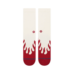 Stance - Heating Up Crew Sock (Red)