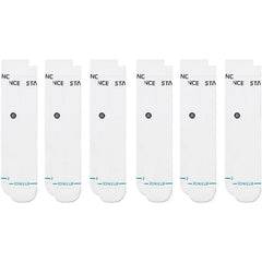 Stance - Origin 6 Pack Crew Socks (White)