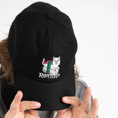 Sushi Nerm Wool Strapback (Black) - Four Street