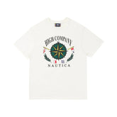Tee Compass White - Four Street