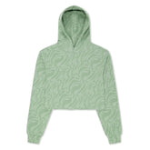 Wilshire Cropped Hoodie (Pine) - Four Street