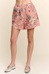 Vintage FLORAL DENIM TOP & SHORTS SET RESTOCK