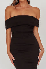 Dancing Queens Bow Back Maxi Dress Black
