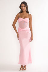 Stara Knot Accent Maxi Dress Blush