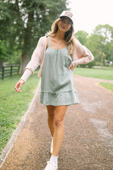 Vera Sage Mini Dress FINAL SALE