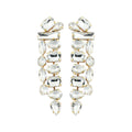 Sparkly Diamond Alloy Geometric Earrings
