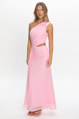 Out Loud Cut-Out Drape Maxi Dress Cheek