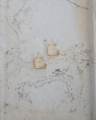 Lucca Square Gold Earring