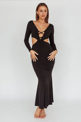 Dress Codes Cut-Out Maxi Dress Black