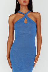 Nalu Keyhole Knit Maxi Dress Tide