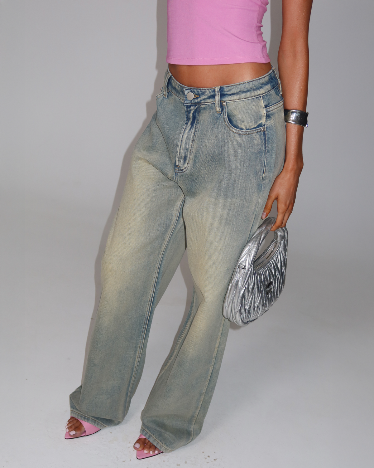 ZANTHE JEAN - GREY WASH