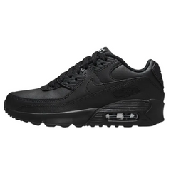 Nike Air Max 90 Leather (GS) Big Kids’ Shoes – Black CD6864-028