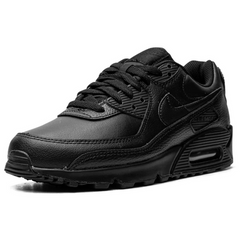Nike Air Max 90 Leather (GS) Big Kids’ Shoes – Black CD6864-028