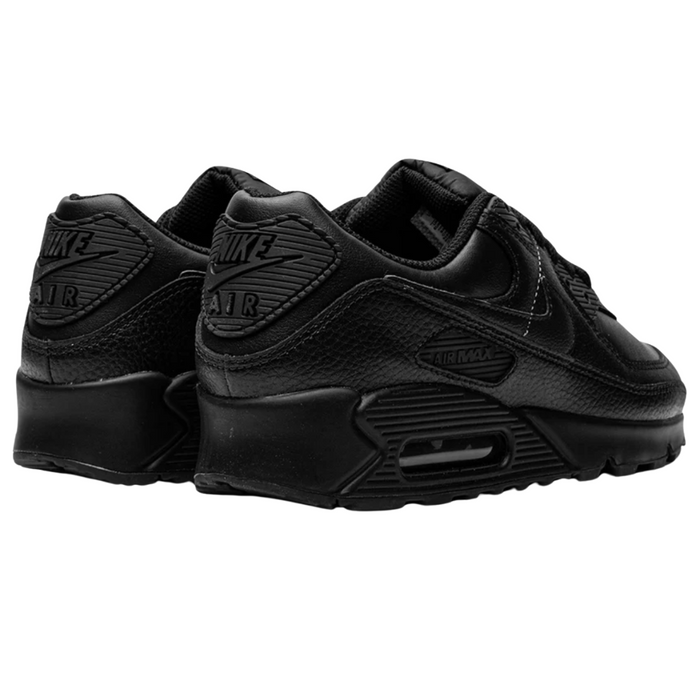 Nike Air Max 90 Leather (GS) Big Kids’ Shoes – Black CD6864-028